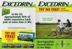 The Excedrin insert that implies cycling is painful, better buy some drugs